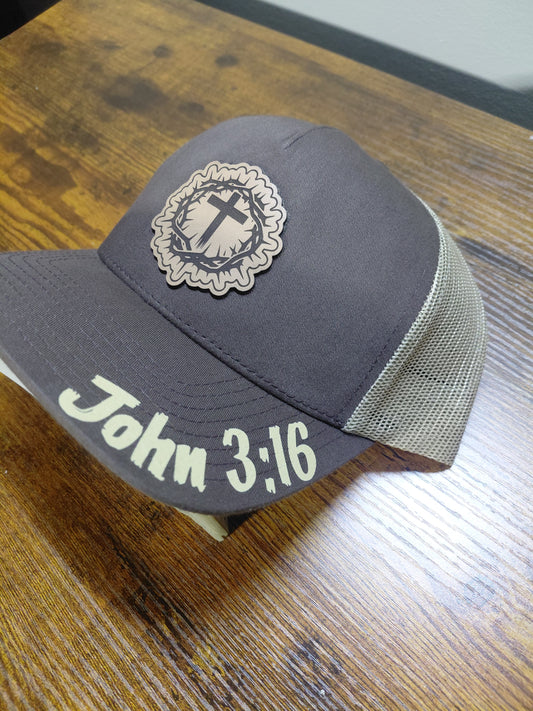 Crown of thorns trucker hat