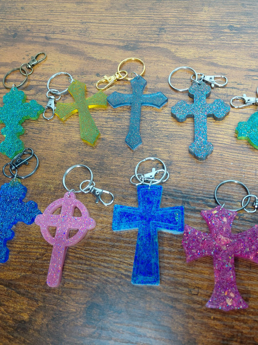 Cross key chain